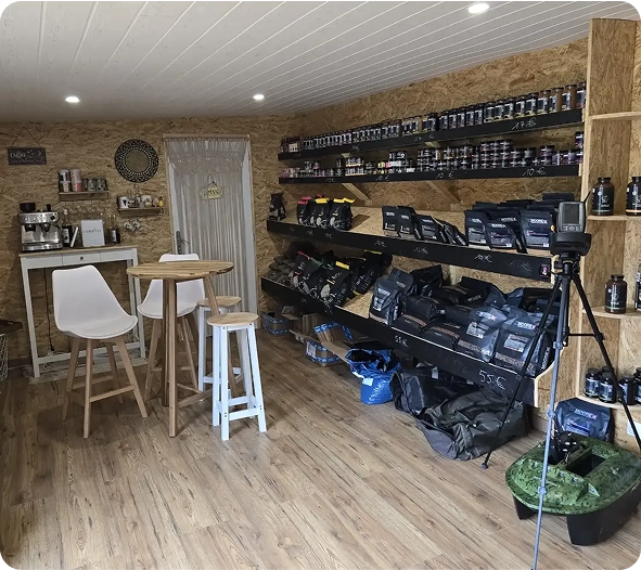 Noute Étang fishing shop